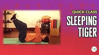 Sleeping Tiger Core Exercise | Body & Brain Yoga Quick Class