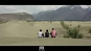 Aerial shots of katpana cold desert skardu baltistan | 4K Full HD video By IHH Balti