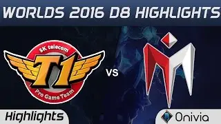 SKT vs IM Highlights Worlds 2016 D8 SK Telecom T1 vs I May