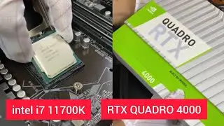 intel i7 11700K  RTX QUADRO 4000 pc build, intel i7 RTX Quadro 4000, pc build