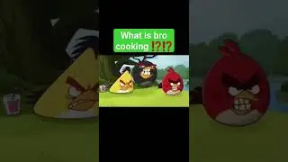 Red calls Chef Pig a Pickle in Angry Birds  #shorts #youtubeshorts