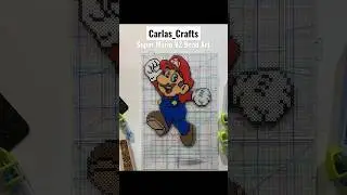 Super Mario Perler Bead Art