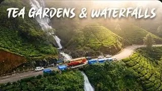 Exploring Munnar in Rain! ☔ Foggy Drive to Anayirankal Dam & Waterfalls