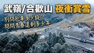 合歡山下雪了！包車司機帶你看銀白世界，夜衝賞雪全紀錄 ❄️