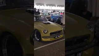 absolutely insane custom MG coupe with coyote 5.0 v8 #crazy #wow #modified #car #cool