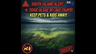 ⚠️🏕️ SOUTH ISLAND ALERT: Toxic Algae Found in Lake Wanaka! Keep Pets & Kids AWAY 🤢🌊 #newzealand