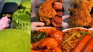 𝐌𝐀𝐓𝐂𝐇𝐀 𝐂𝐀𝐊𝐄 & 𝐒𝐏𝐈𝐂𝐘 𝐊𝐎𝐑𝐄𝐀𝐍 𝐍𝐎𝐎𝐃𝐋𝐄𝐒 🍜 𝐂𝐑𝐈𝐒𝐏𝐘 𝐅𝐑𝐈𝐄𝐃 𝐂𝐇𝐈𝐂𝐊𝐄𝐍 (𝐍𝐨 𝐓𝐚𝐥𝐤𝐢𝐧𝐠)