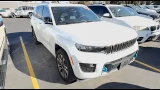2022 Grand Cherokee Overland 4xe - Luxury + Hybrid Power!  T759637