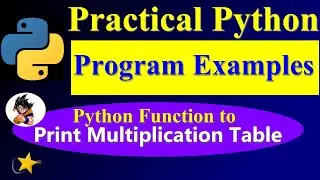 Python Program to print multiplication table of a number input by the user, using a function.