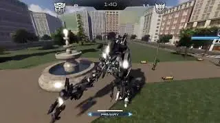 Playing Transformers crossfire on megatron side