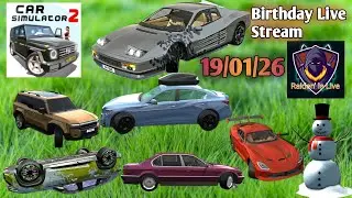 Car Simulator 2 - Birthday Live Stream 🎂- RAIDENISLIVE #carsimulator2
