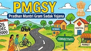 Pradhan Mantri Gram Sadak Yojana (PMGSY) Explained in 3 Minutes | UPSC, SSC, NABARD, RBI Grade B