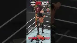 SETH ROLLINS CURB STOMP WWE 2K23 FINISHER #shorts #wwe2k23
