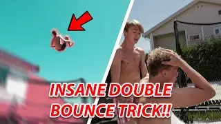 INSANE KID DOES CRAZY DOUBLE BOUNCE TRICK ! // T&oslash;nsberg meetup vlog #3