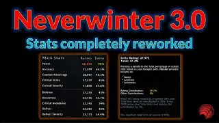 Neverwinter: Neverwinter 3.0! Масштабные изменения характеристик!