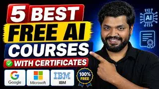 Top 5 Free AI Courses with Certificates | Learn AI from Google, Microsoft & IBM