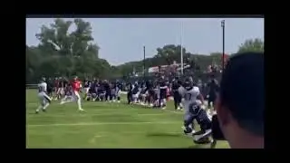 Justin Fields td pass to Riley Ridley | Bears training camp