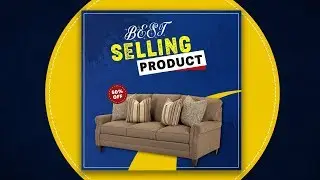 Furniture banner design | How to make furniture banner design || Slashtechbd