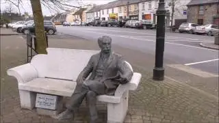 Balladeer Percy French Statue in Ballyjamesduff