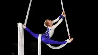 Aleksandra Nowrotek- Aerial Silk, kategoria średniozaawansowana 10-12 lat
