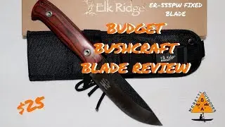 Elk Ridge Bushcraft Budget Knife Review
