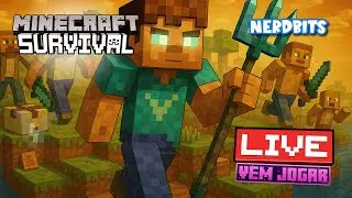 Jogando Minecraft sobreviv&ecirc;ncia com Inscritos