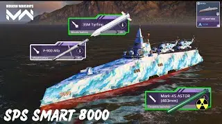 SPS SMART 8000 - With 35M Turfing & P-900 Alpha 🔥 Best combination missile - modern warships