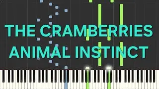the cramberries~animal instinct(rallentato-slow)=piano facile easy tutorial