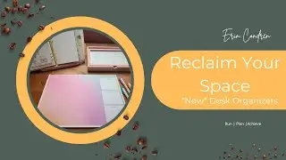 Erin Condren Reclaim Your Space *NEW* Desk Organizers