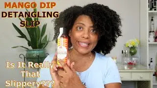Soultanicals Mango Dip Detangling Slip | Demo & Review | Detangling My Type 4 Natural Hair