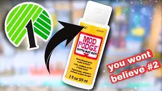 👉 AMAZING Dollar Tree decoupage DIY Crafts using MOD PODGE