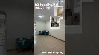 113 Pending Road 3 Room HDB High Floor for Sale #flat #HDB #property #realestate