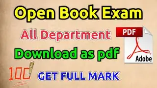 Get 100/100✔️|How to prepare open book exam|open book exam tips|anna university|annamalai university