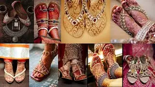 South Indian wedding Bridal shoes, Beautiful Bridal wedding sandals for a stunning Look