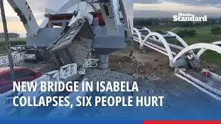 New bridge in Isabela collapses, six people hurt