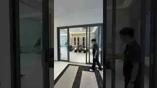 . #SlidingDoor #SmartLockDoor #DigitalLock #4PanelSlidingDoor #AluminumDoor #KeylessEntry