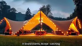 ✨ Babery Stretch Tent A Masterpiece of Design 🏕️ and Functionality 💎! ✨