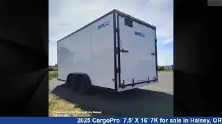 Spectacular 2025 CargoPro  Cargo Trailer RV For Sale in Halsey, OR