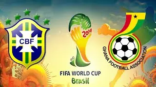 BRASIL X GANA - FIFA WORLD CUP BRASIL 2014 - COPA DO MUNDO - GRUPO D /JOGO 1 (PS3)