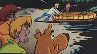 ASMR Scooby-Doo & Whitman comics in a canoe 🛶 (page flipping, tracing, gentle water, soft spoken)