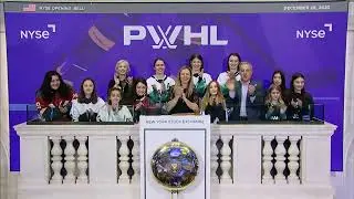 Professional Women&rsquo;s Hockey League Rings The Opening Bell&reg;