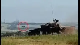 Russian T-72 Saved By Explosive Reactive Armor