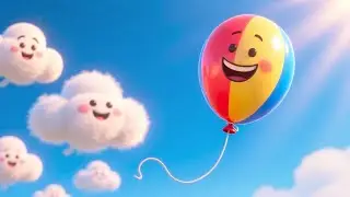 The Balloon Adventure 🎈✨ | Fun Kids Story & Learning Video | Preschool Imagination & Play