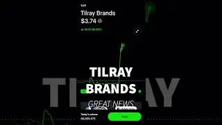 TILRAY BRANDS. CANNABIS NEWS. 10X #shorts