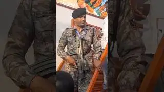Dashing Central Reserve Police Force Officer #crpf #cisf #army #police #ips #capf #shorts