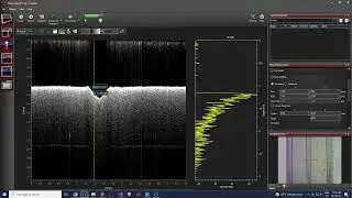 B scan OCT for depth measurement in an ablated sample