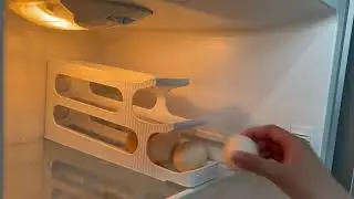 fridge organizers and storage, Auto Rolling Egg Holder   