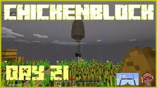Minecraft Bedrock - ChickenBlock With FizzCannon - Day 21