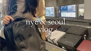 SEOUL VLOG | traveling to korea, what's in my bag, quarantine exemption | 왓츠인마이백, 자가격리 면제