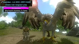 I Tamed a Griffin in Ark Mobile!
